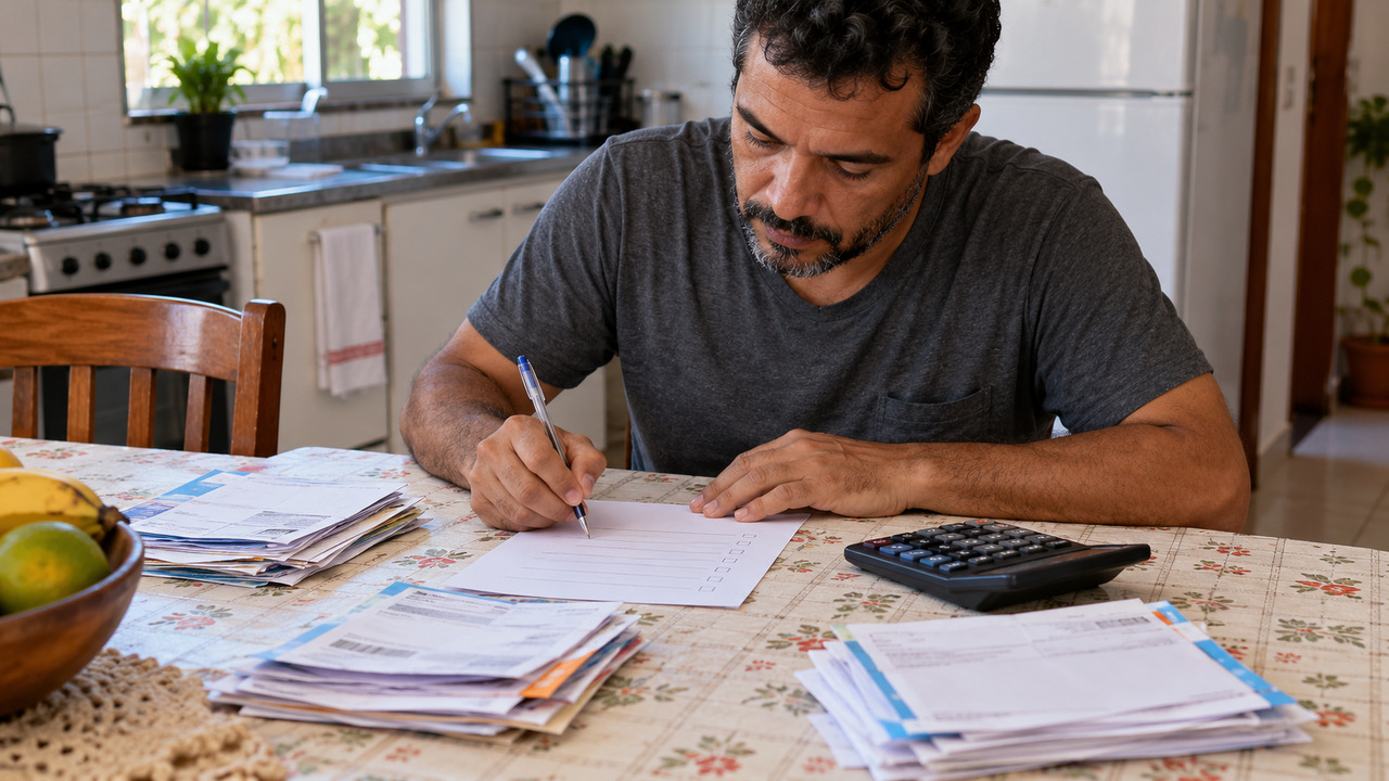 Organizar os pagamentos ajuda a identificar prioridades e dificuldades financeiras.