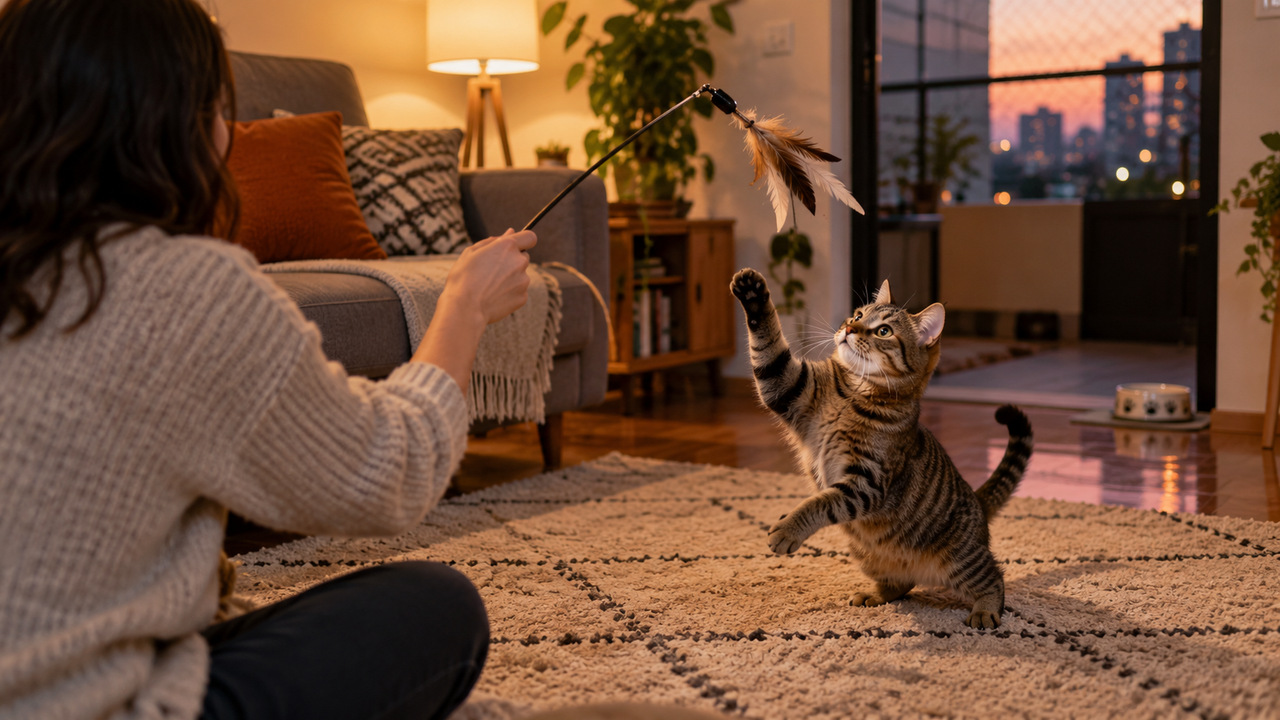 O comportamento está associado aos instintos e ao ritmo de atividade felino.