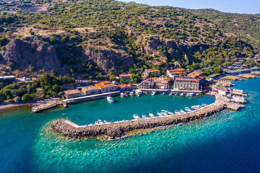 Antigo porto de Çanakkale, no noroeste da Turquia
