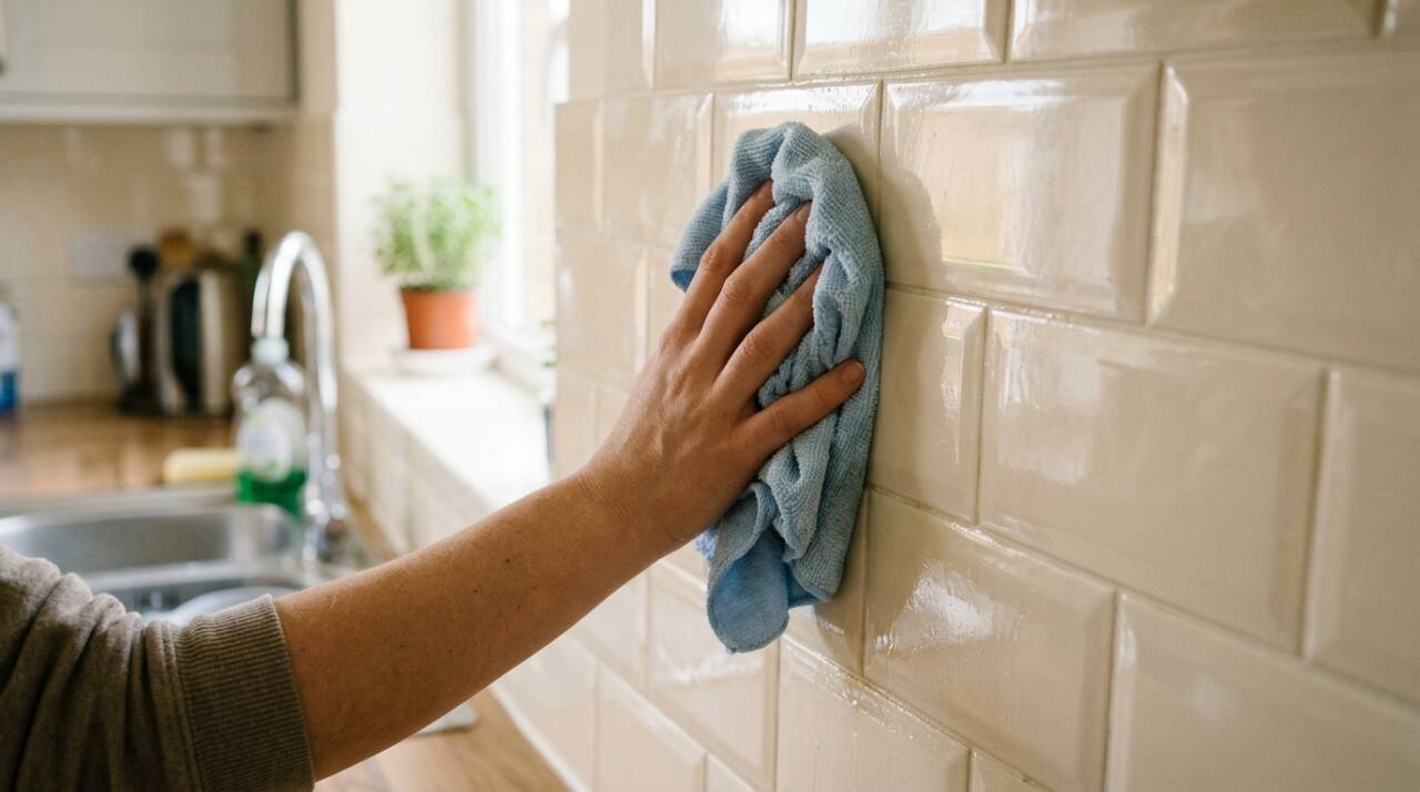 Por que deixar o desengordurante agir? Entenda como temperatura, surfactantes e tempo de contato ajudam a remover gordura dos azulejos com menos esforço.