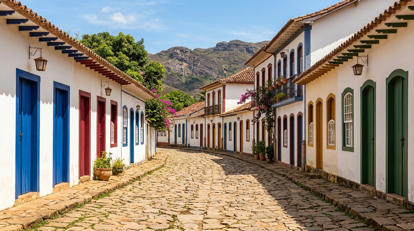 As igrejas barrocas revelam a riqueza artistica do periodo colonial.