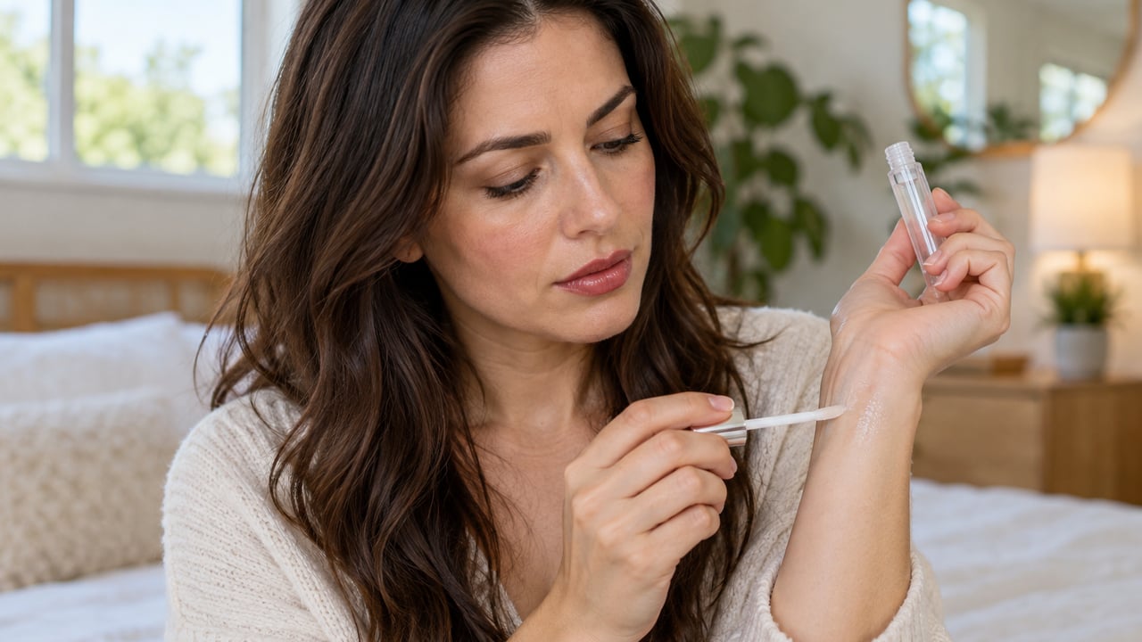 O lip plumper deve ser testado em pequena área e removido diante de ardor forte ou vermelhidão prolongada – Imagem ilustrativa criada por inteligência artificial