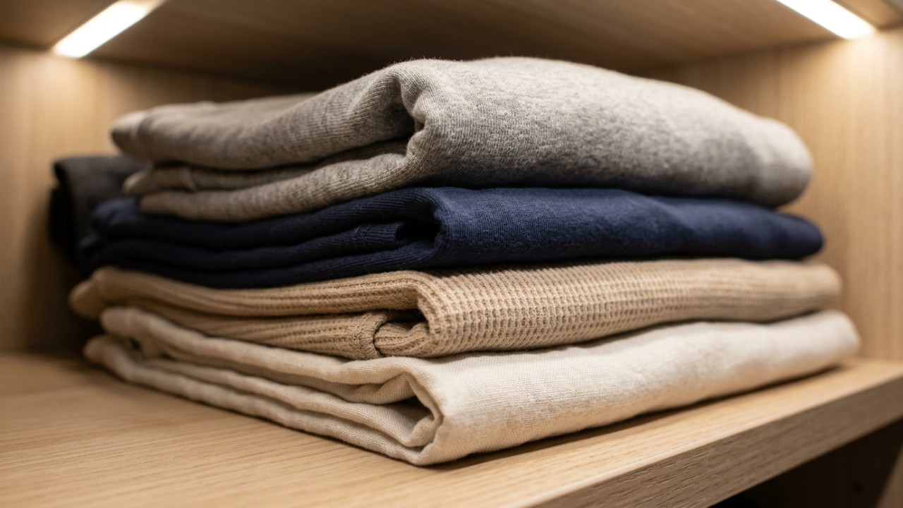 A circulação de ar adequada no guarda-roupa preserva a durabilidade e o frescor das roupas.
