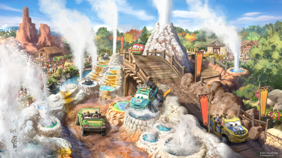 Duas atrações do Piston Peak chegarão ao Magic Kingdom