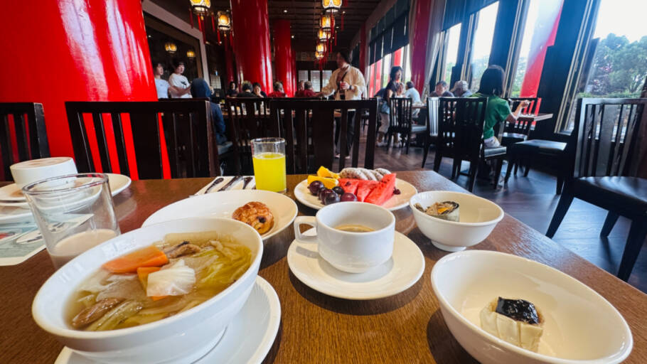 Café da manhã do Grand Hotel Taipei é um acontecimento; veja mais fotos