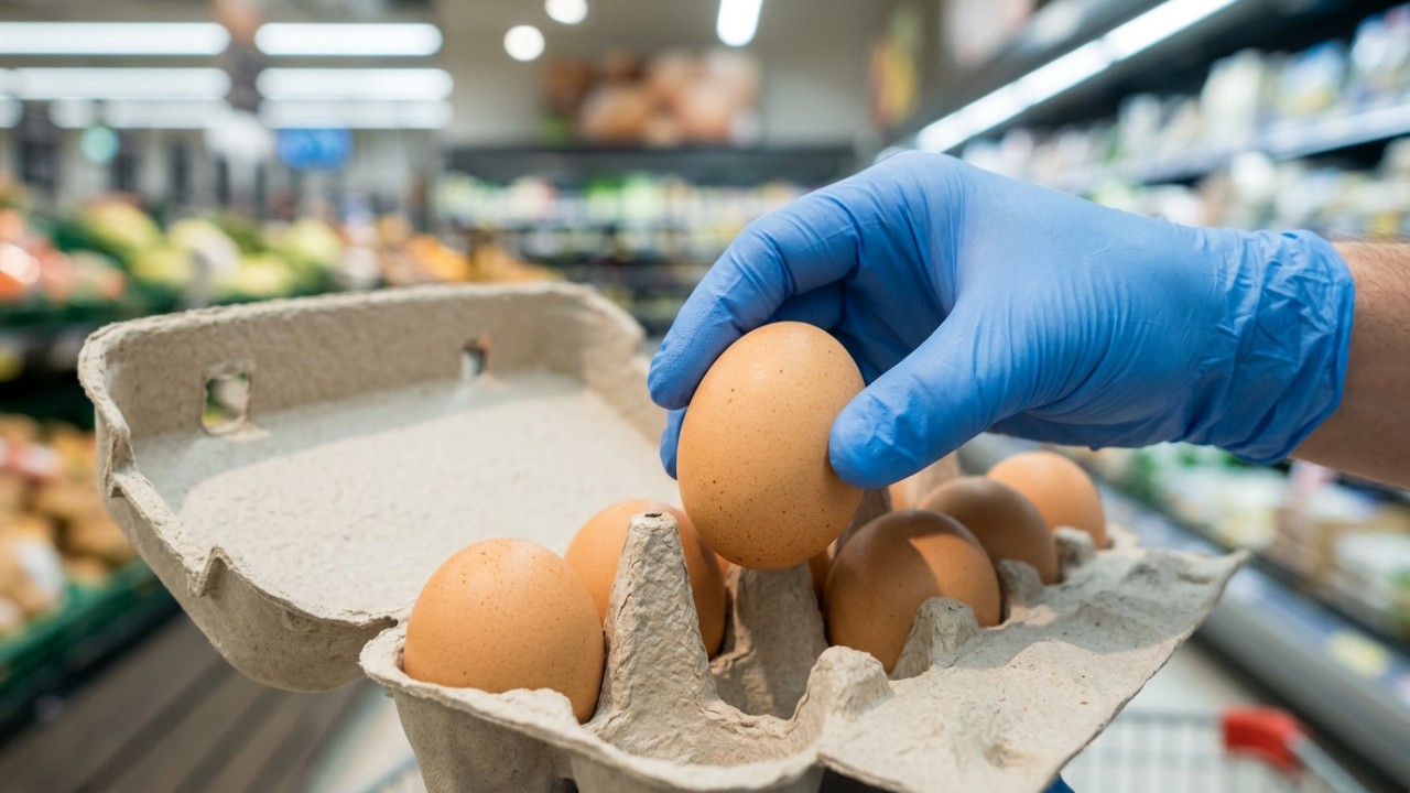 Inspecionar cuidadosamente a integridade das embalagens e das cascas no supermercado evita riscos graves à saúde da família.