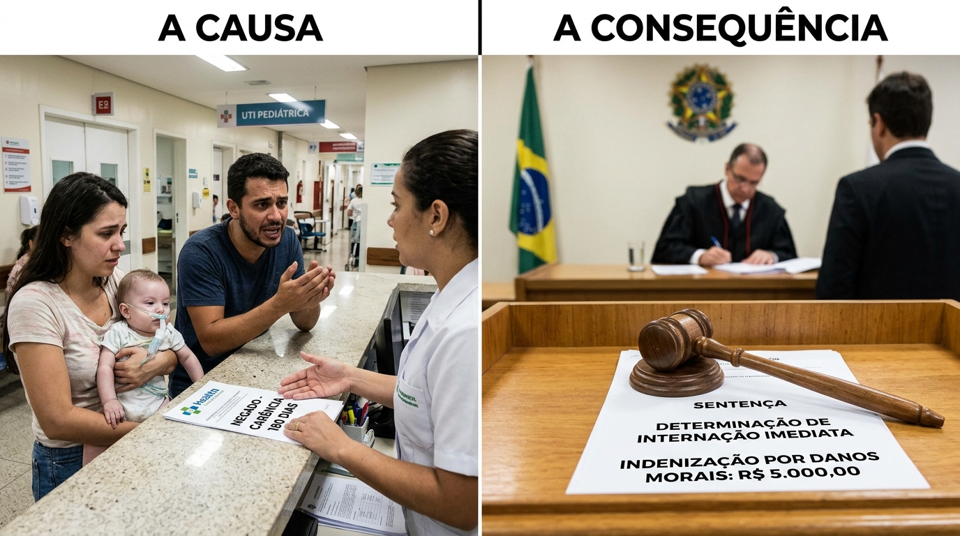 O prazo maximo de carencia para atendimentos de urgencia e de vinte e quatro horas.