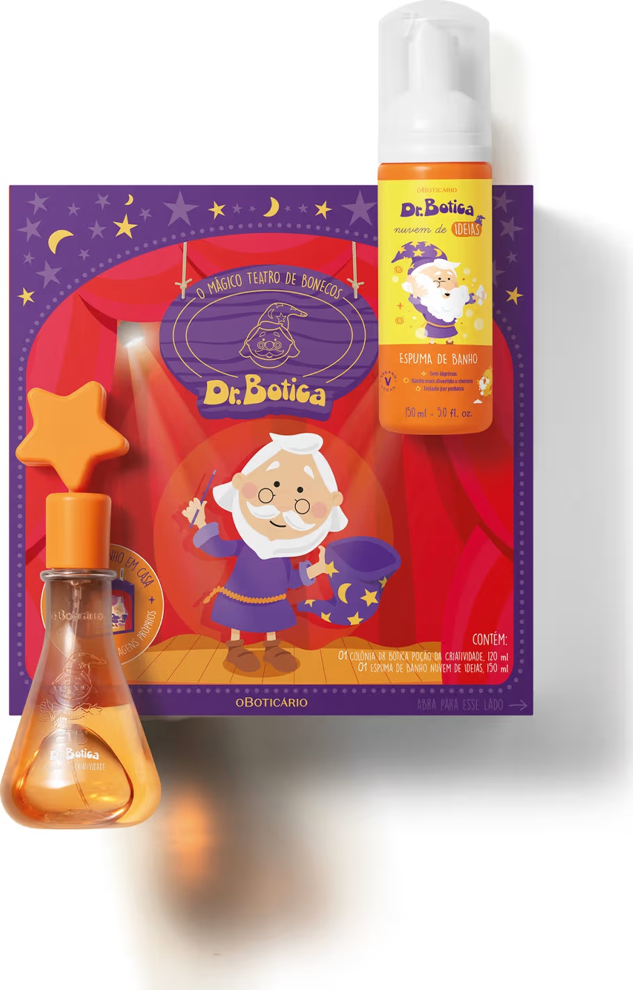 O Kit Dr. Botica O Mágico Teatro de Bonecos sai por R5,90 na promoção
