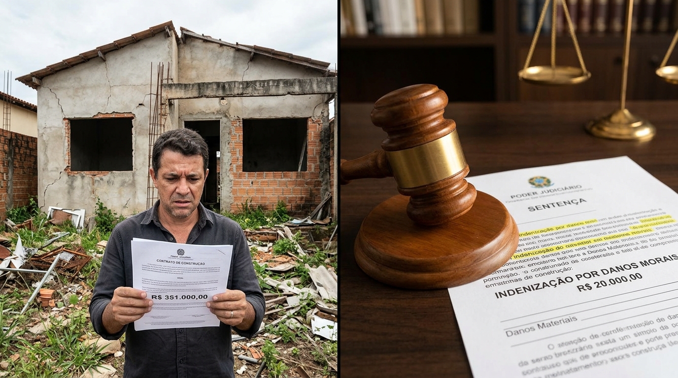 A legislacao brasileira protege o consumidor contra falhas estruturais graves.