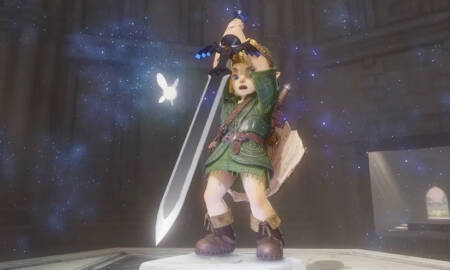 Imagens redesenhadas do Link, protagonista de The Legend of Zelda: Ocarina of Time