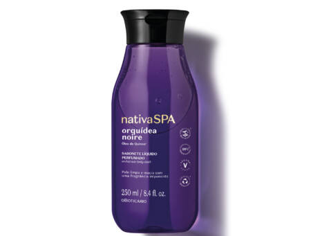 O frasco de 250 ml está de R$ 59,90 por R$ 50,90, enquanto o refil de 200 ml sai de R$ 47,90 por R$ 40,90