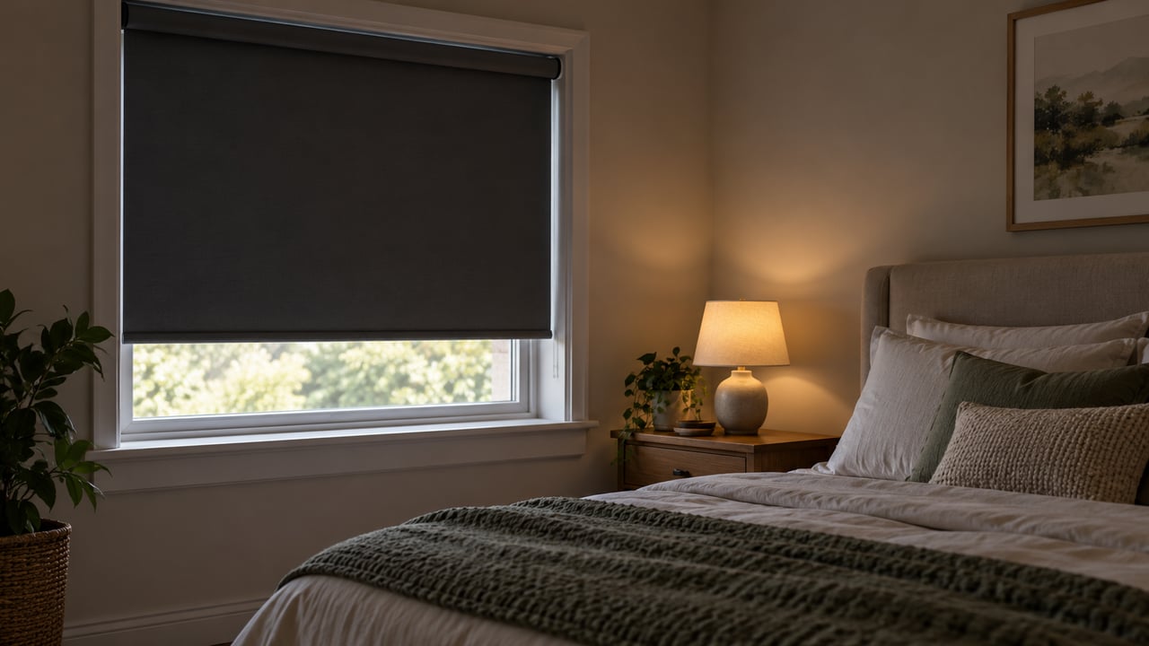 Modelos blackout ajudam a reduzir a luminosidade do quarto durante o sono – Imagem ilustrativa criada por inteligência artificial