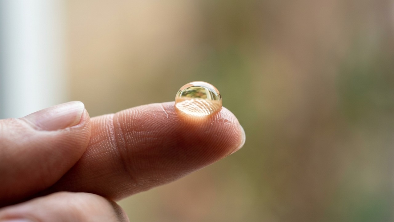 A textura densa do óleo cria uma barreira protetora contra o ressecamento, embora não degrade a melanina acumulada.