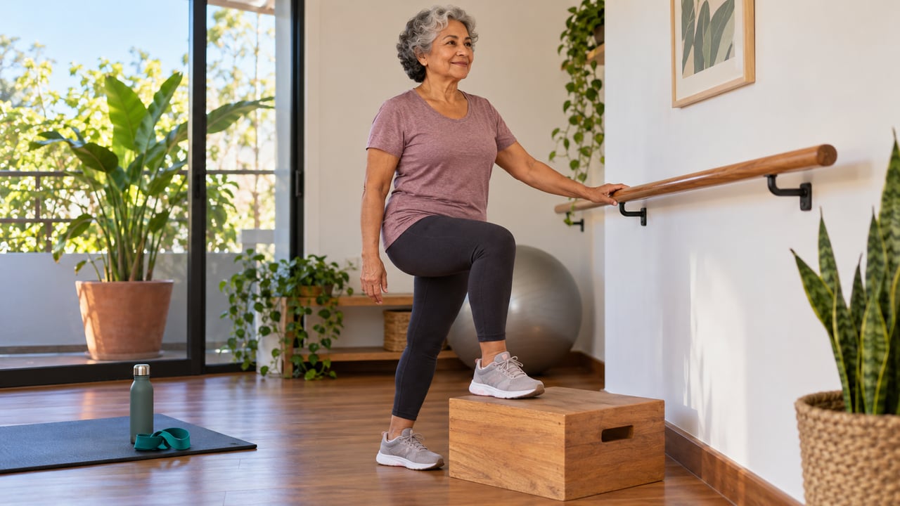 Na osteoporose, técnica segura e progressão gradual permitem treinar sem recorrer à imobilidade – Imagem ilustrativa criada por inteligência artificial
