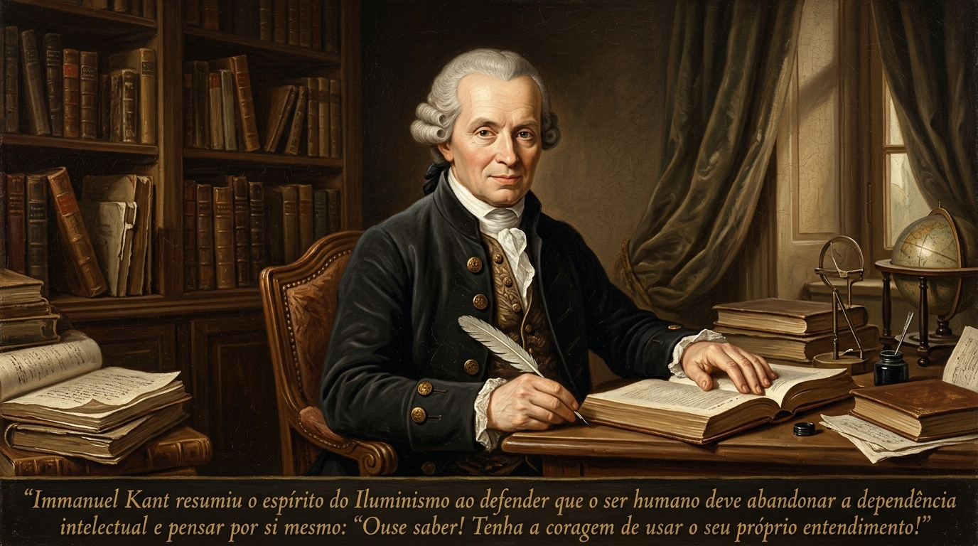 A autonomia intelectual e o questionamento são pilares fundamentais da filosofia iluminista.