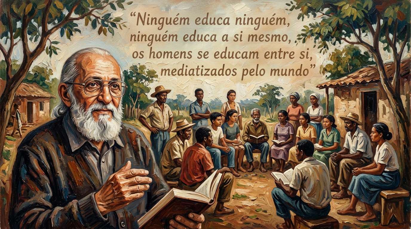 Construir o conhecimento em comunidade promove uma prática verdadeiramente libertadora.