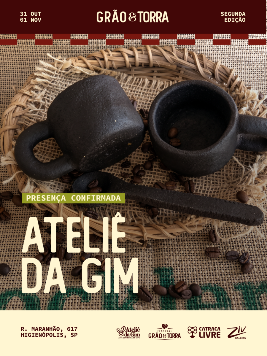 Já imaginou transformar borra de café em uma caneca, um coador ou uma peça de decoração? É exatamente isso que a Giorgia Martines faz!