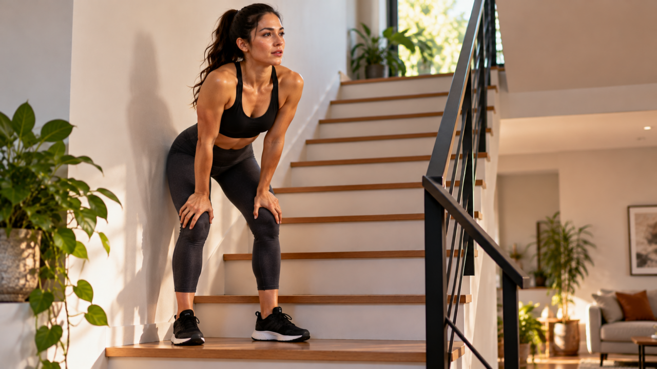 Blocos curtos de escadas podem transformar uma atividade simples em um exercício intervalado. Veja como ajustar ritmo, duração e recuperação.