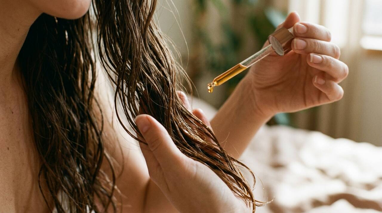 Quer usar óleo no cabelo sem pesar? Saiba quando aplicar nos fios secos ou úmidos, como controlar a quantidade e por que começar pelas pontas.