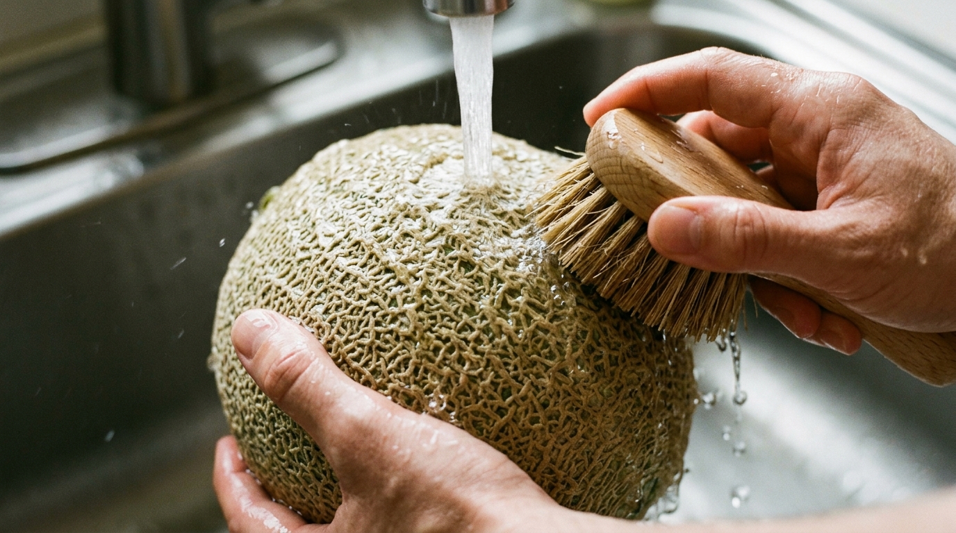 A lâmina da faca atua como o principal veículo de contaminação cruzada nos alimentos.