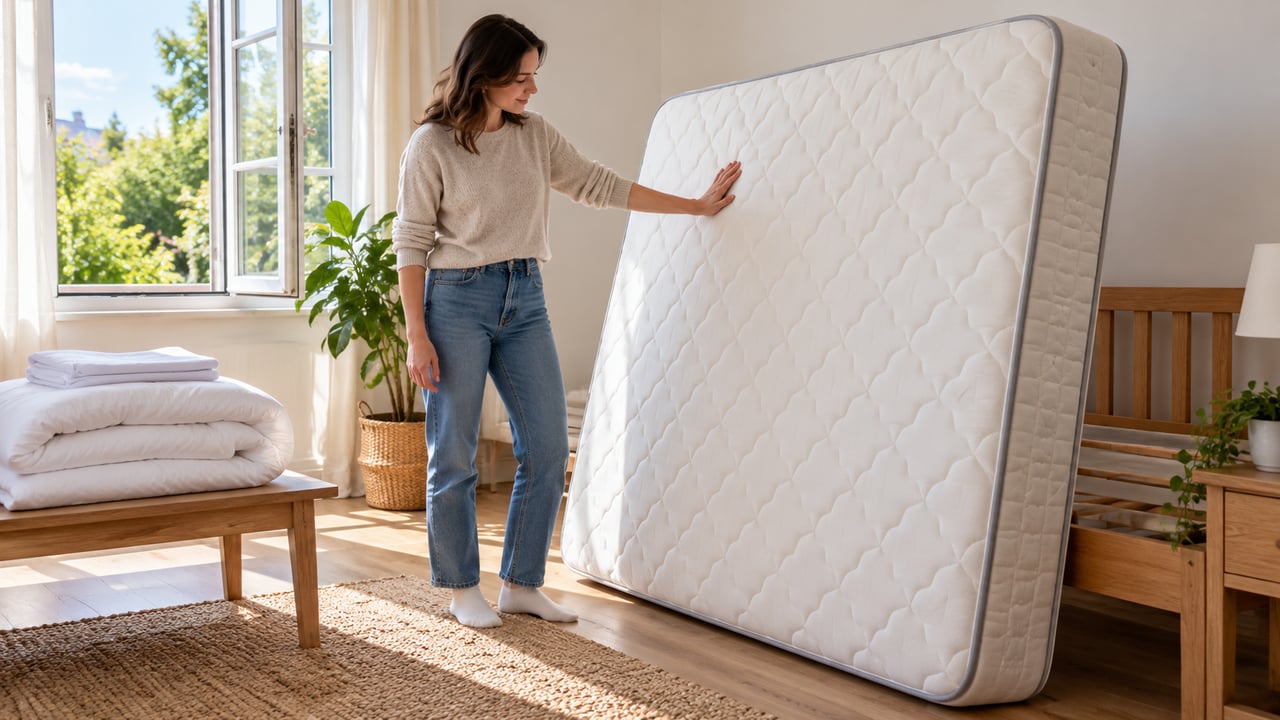 A roupa de cama só deve voltar ao colchão quando o tecido estiver completamente seco – Imagem ilustrativa criada por inteligência artificial