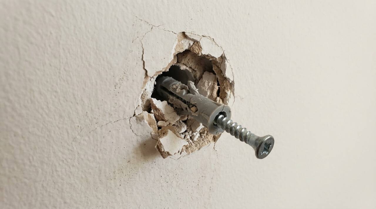 Bucha e parafuso precisam combinar com o tipo de parede. Entenda as diferenças entre concreto, bloco oco, tijolo e drywall antes de instalar a prateleira.