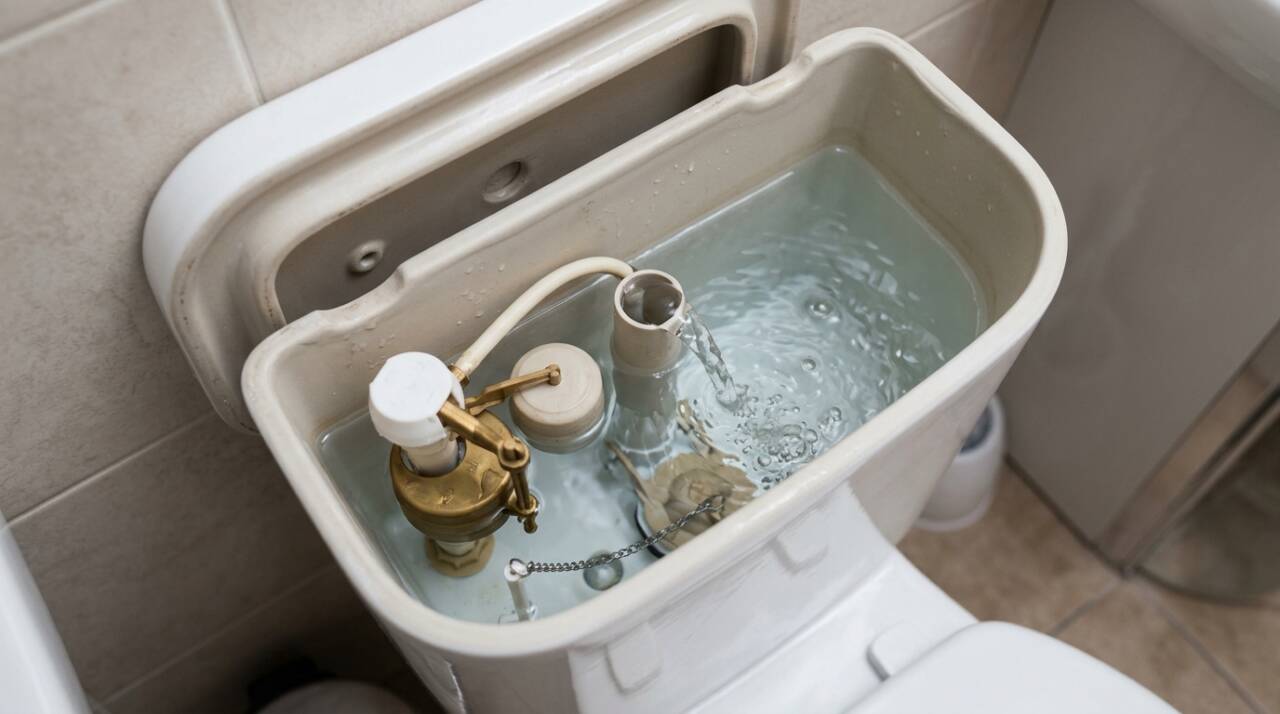 Seu vaso sanitário parece dar uma nova descarga sozinho? Saiba como o nível da água, a boia e a borracha de vedação podem causar esse problema.