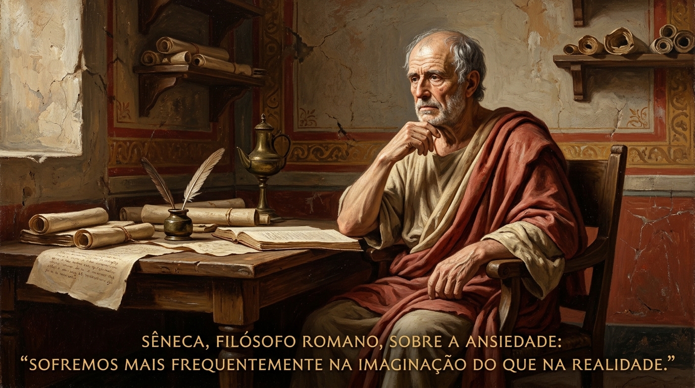 O filosofo Seneca advertia que sofremos muito mais na imaginacao do que na propria realidade.