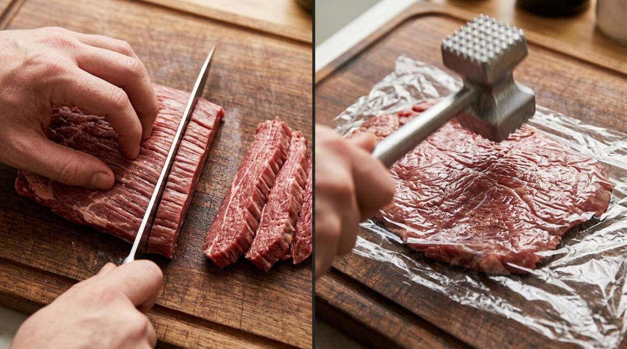 Alcatra, coxão mole, patinho ou lagarto: veja o que considerar na escolha da carne para milanesa e por que o corte das fibras importa.