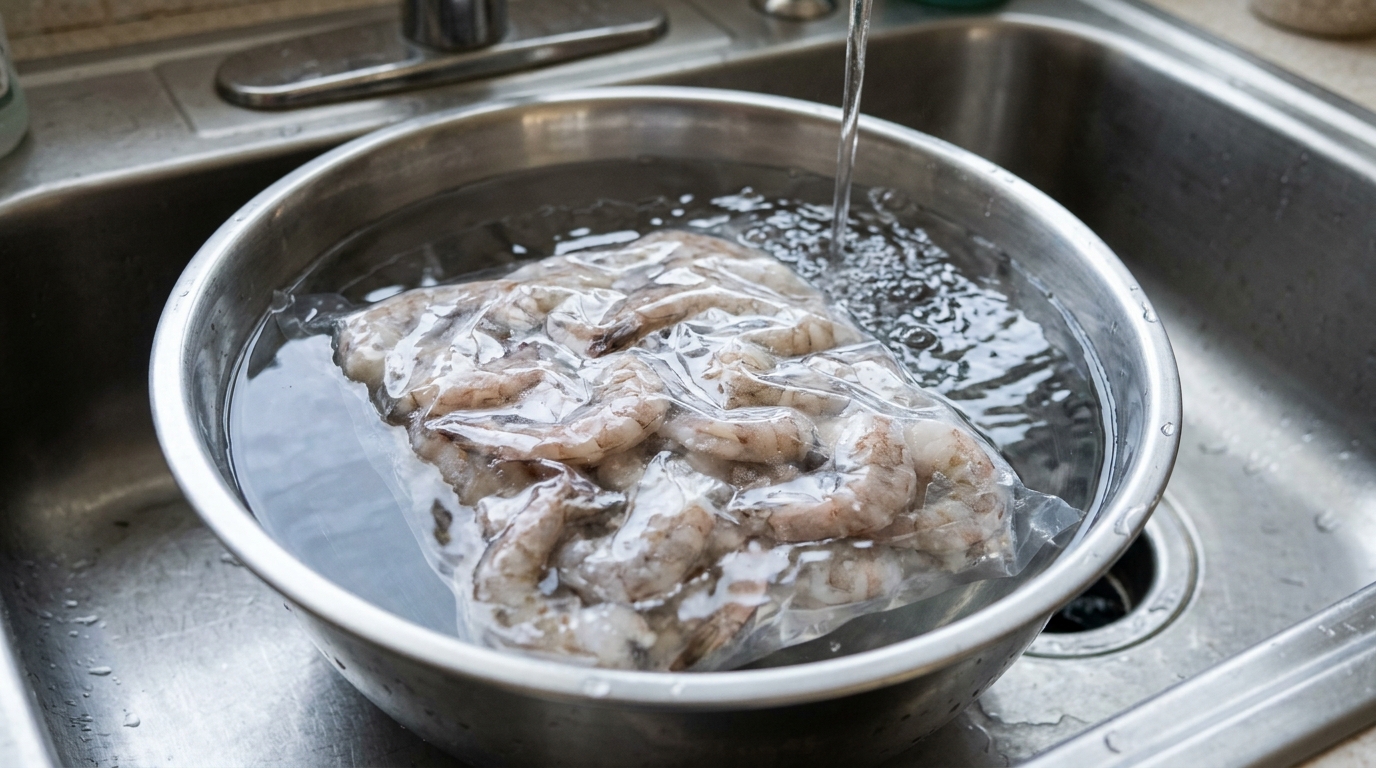 Planejar a refeição com antecedência e descongelar os frutos do mar na geladeira protege a saúde de toda a família.
