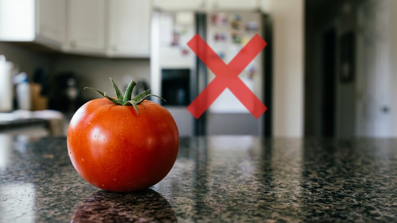 Manter o fruto em recipientes abertos na temperatura ambiente estimula a liberação gradual de etileno e o amadurecimento equilibrado.