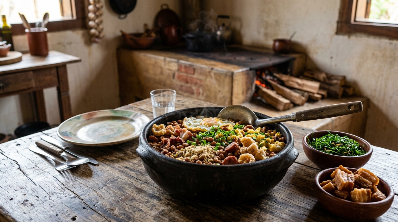 A culinaria tradicional mineira e um dos grandes destaques da regiao.
