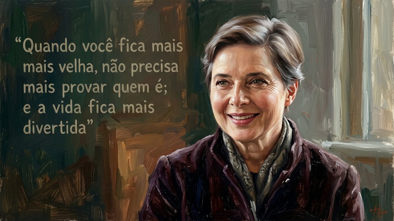 A maturidade permite superar pressões estéticas e envelhecer com autenticidade, dignidade e representatividade.