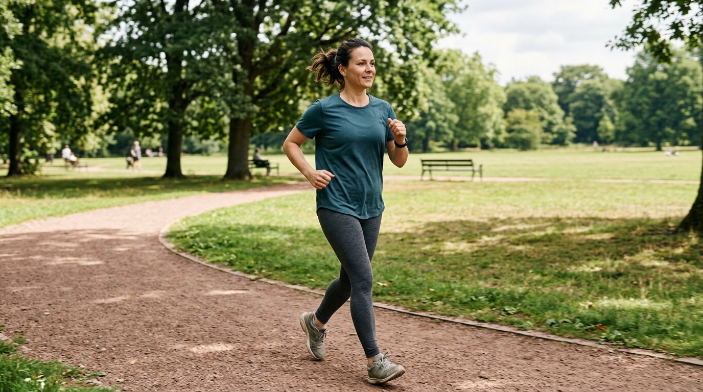 Para melhorar a resistência cardiovascular, uma caminhada contínua cria um estímulo fácil de medir e repetir.