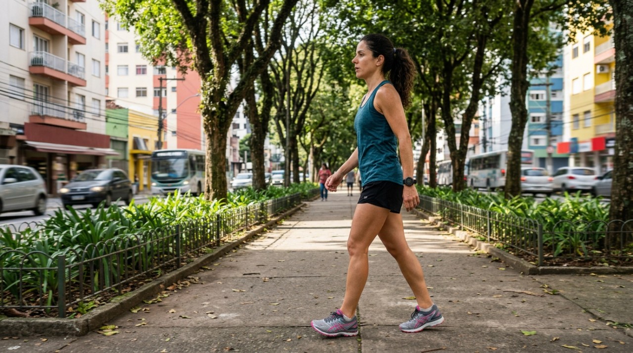 Uma pausa curta para atravessar uma rua, beber água ou recuperar o fôlego não anula o restante do exercício.