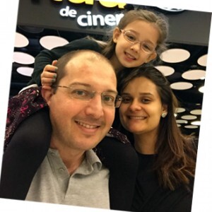 Daniel Paccini, pai da Maisa de cinco anos e seis meses.