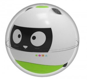 Em forma de bola, o robô interage com a criança.