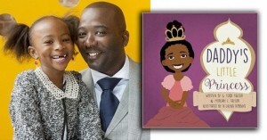 Pai e filha escreveram livro sobre princesas negras.