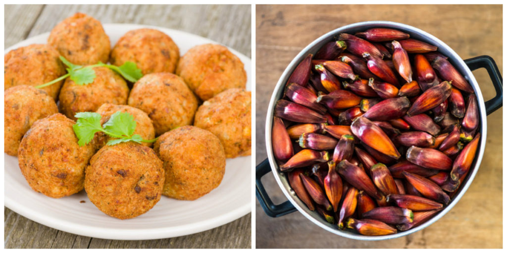 É possível cozinhar o pinhão numa panela comum, porém o tempo de cozimento é mais longo.