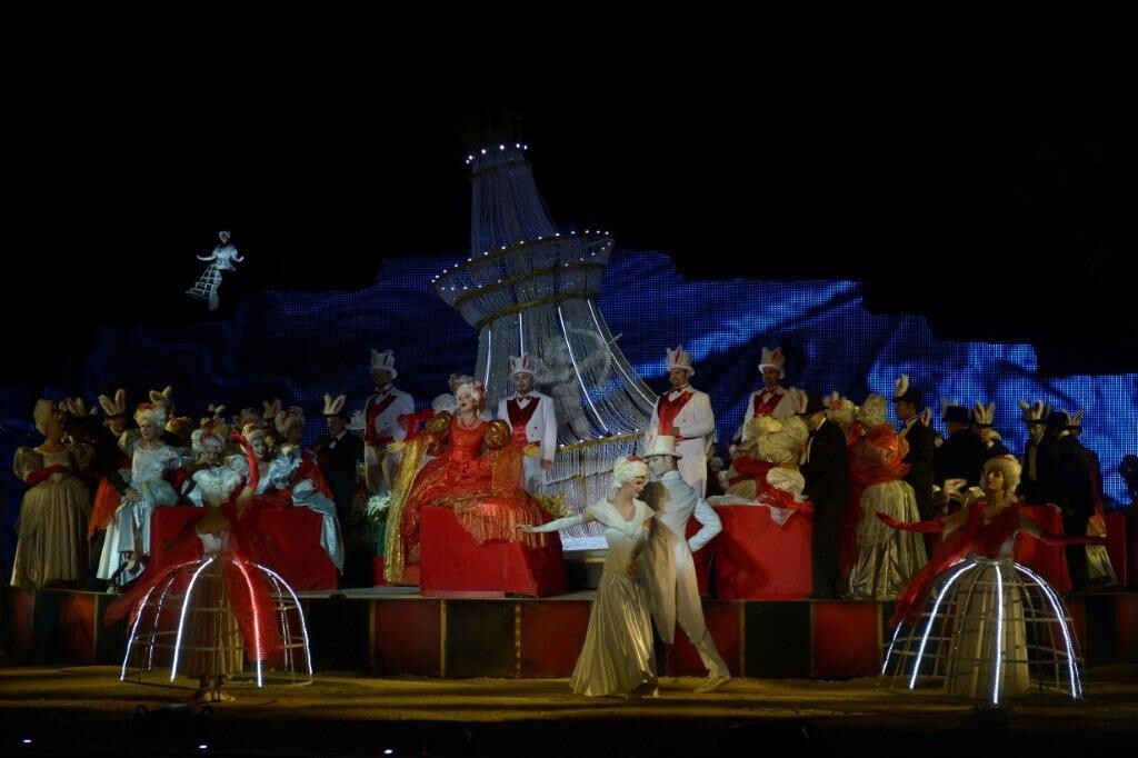 Trecho de “La Traviata”, de Giuseppe Verdi, que foi encenada em 2014
