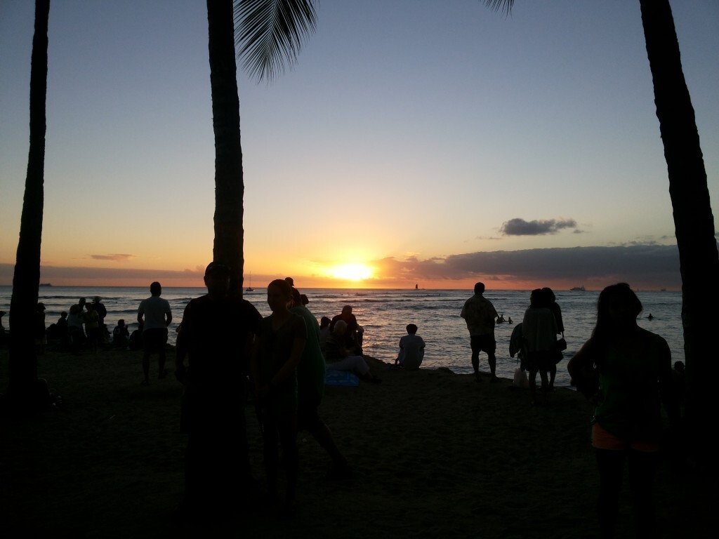 Sunset Beach, no North Shore, na ilha de Oahu