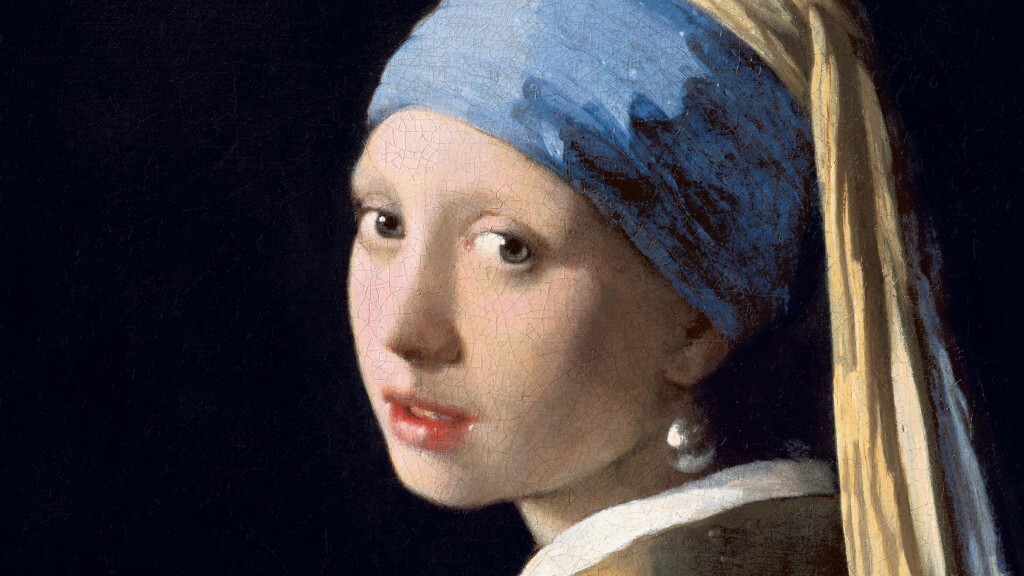 A obra “Moça com Brinco de Pérola”, de Johannes Vermeer, está em exibição no Mauritshuis, em Haia