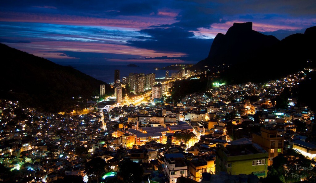Vista da favela da Rocinha, no Rio de Janeiro (foto: Igor Fernando/Flickr-Creative Commons)