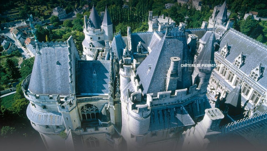 O castelo de Pierrefonds, em Picardie, receberá uma exposição sobre a Idade Média