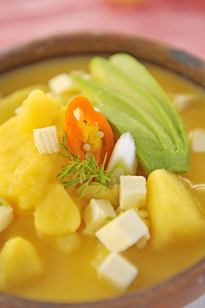 O locro de batatas, uma das delícias da cozinha equatoriana