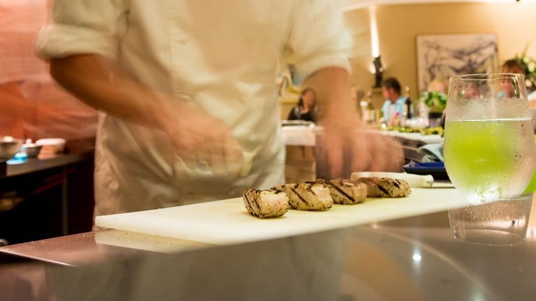 O Carte Blanche é um dos mais exclusivos restaurantes de Aruba