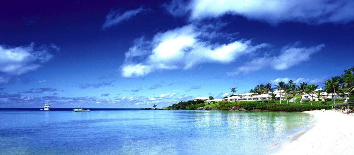 Vista do Cambridge Beaches Resort & Spa, em Sandys
