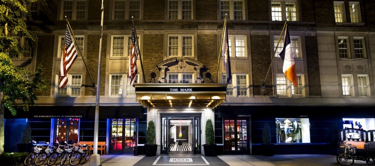 Fachada do Hotel The Mark, Nova York (EUA)