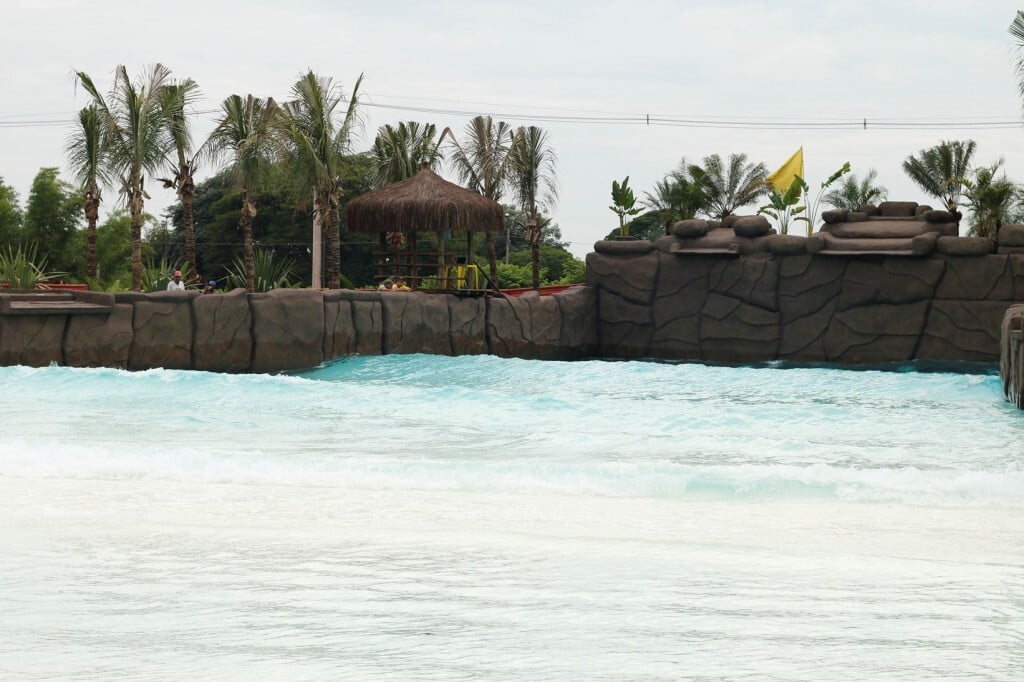 ‘Piscina praia’ do Barretos Country Hotel; atração será inaugurada nesta sexta-feira