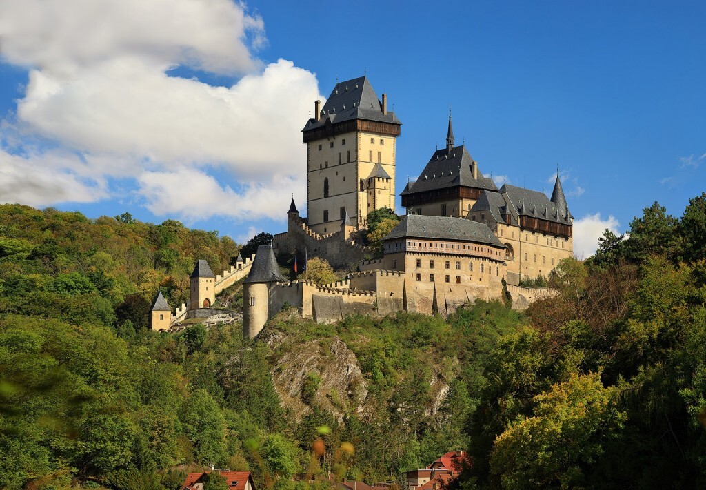 Castelo de Karlstjen, cercanias de Praga